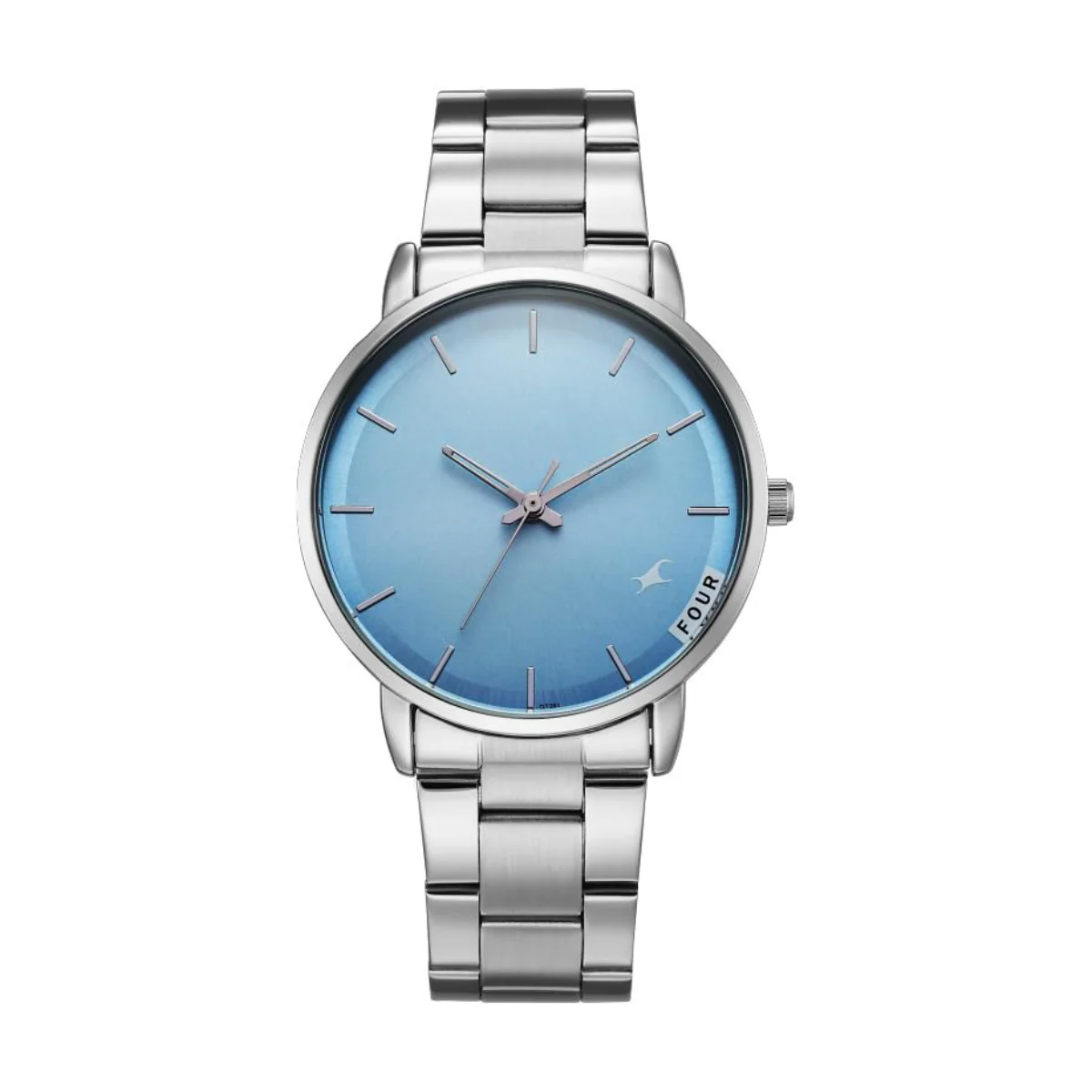 Fastrack Quartz Analog Blue Round Dial Watch For Men 38159SM05