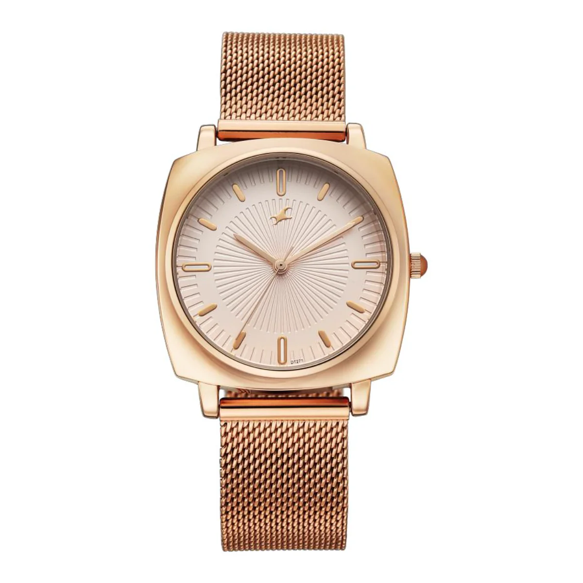Fastrack Quartz Light Pink Dial Analog Watch For Women 68043WM06