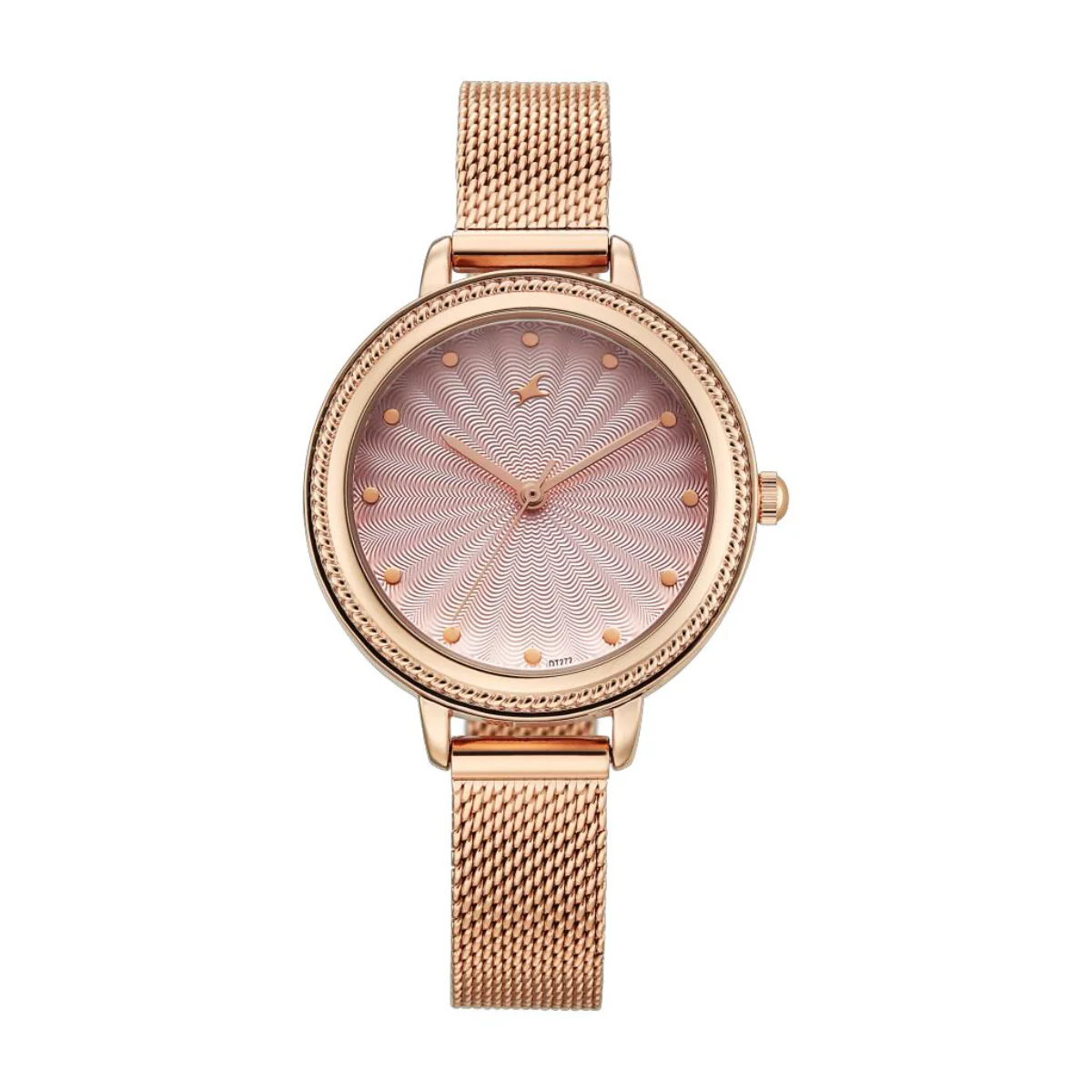 Fastrack Quartz Pink Round Dial Analog Watch For Women 68048WM02