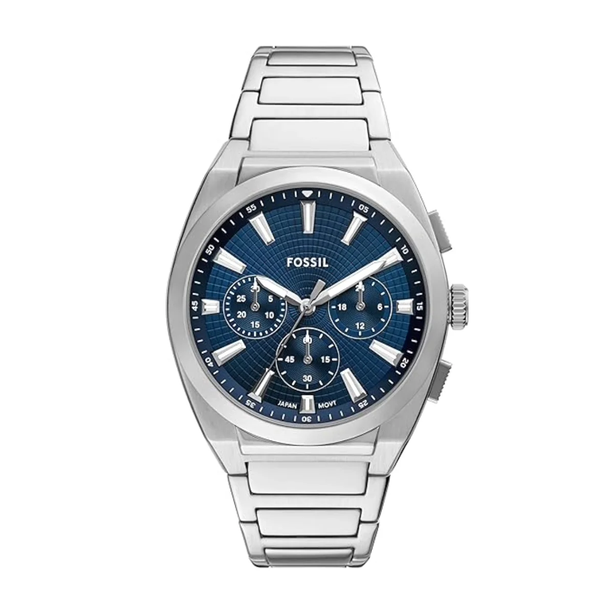 Fossil Everett Chronograph Quartz Blue Dial Men's Watch FS6104