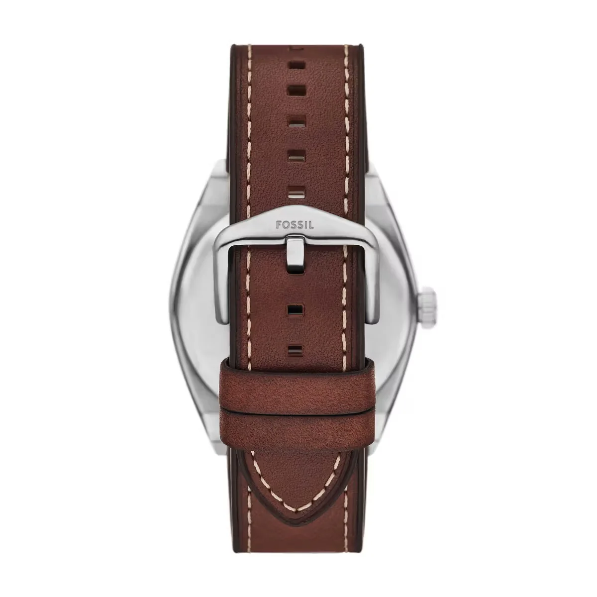 Fossil Everett Quartz Green Dial Analog Leather Strap Men Watch With Bracelet FS6080SET - Image 3