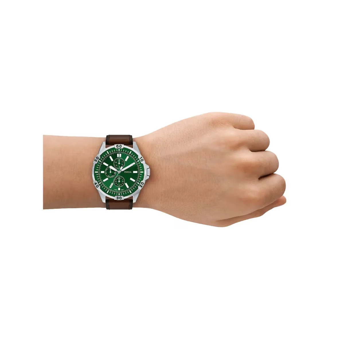 Fossil Garrett Quartz Green Dial Multi-Function Watch For Men FS6147 - Image 2