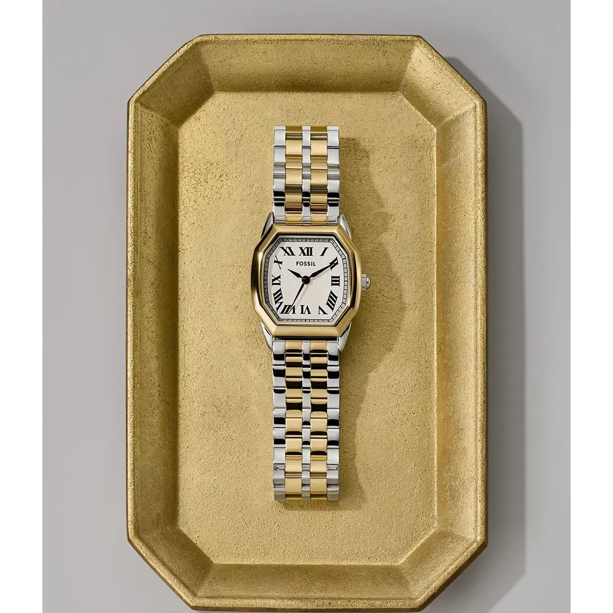 Fossil Harlow Three-Hand Two-Tone Stainless Steel Women Watch ES5362 - Image 5