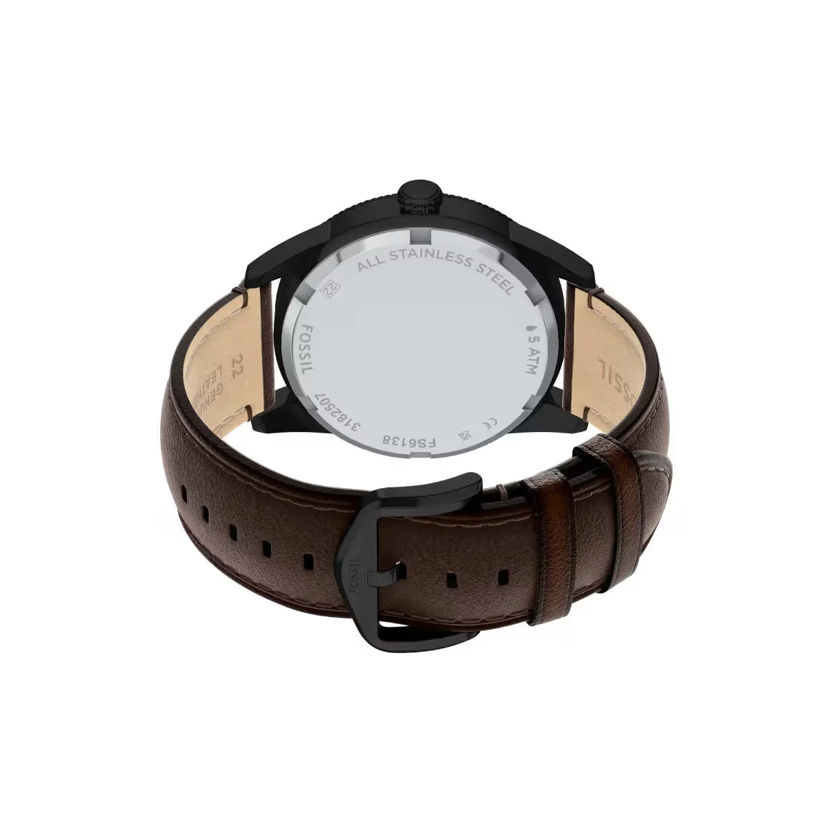 Fossil Pearson Quartz Black Dial Multi-Function Men's Watch FS6138 - Image 3