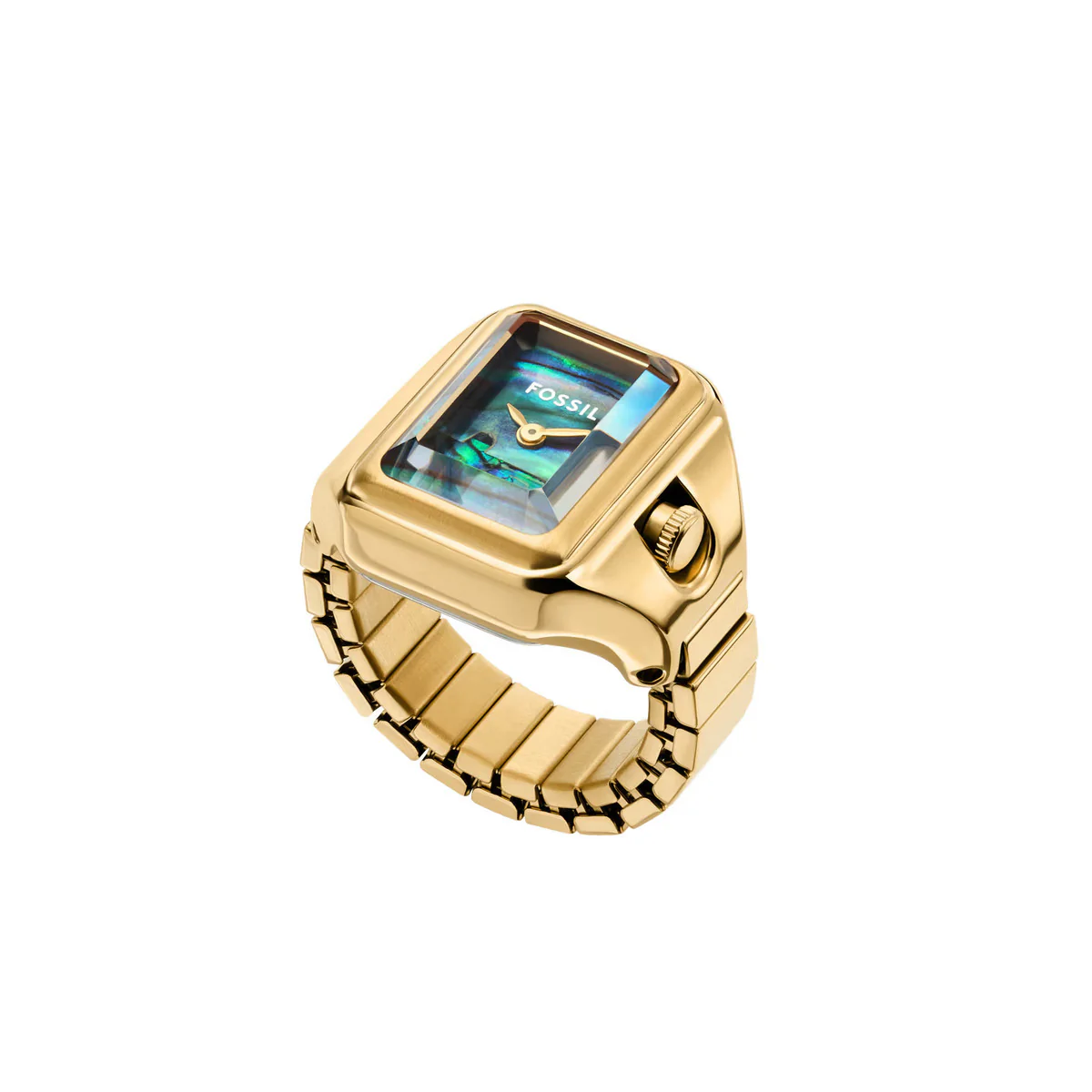 Fossil Quartz Mother Of Pearl Dial Analog Women Ring Watch ES5411 - Image 4