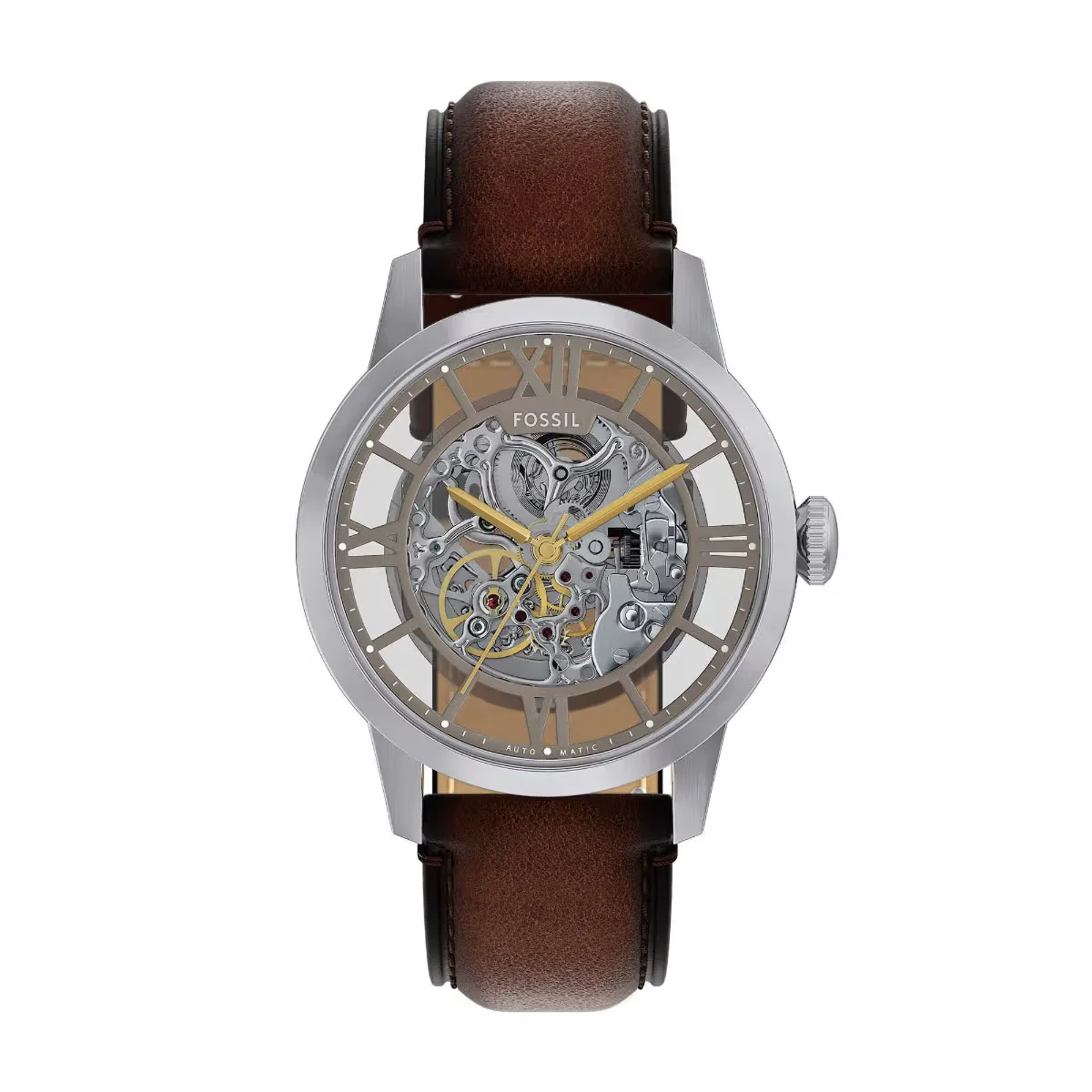 Fossil Townsman Automatic Silver Dial Analog Watch For Men ME3270