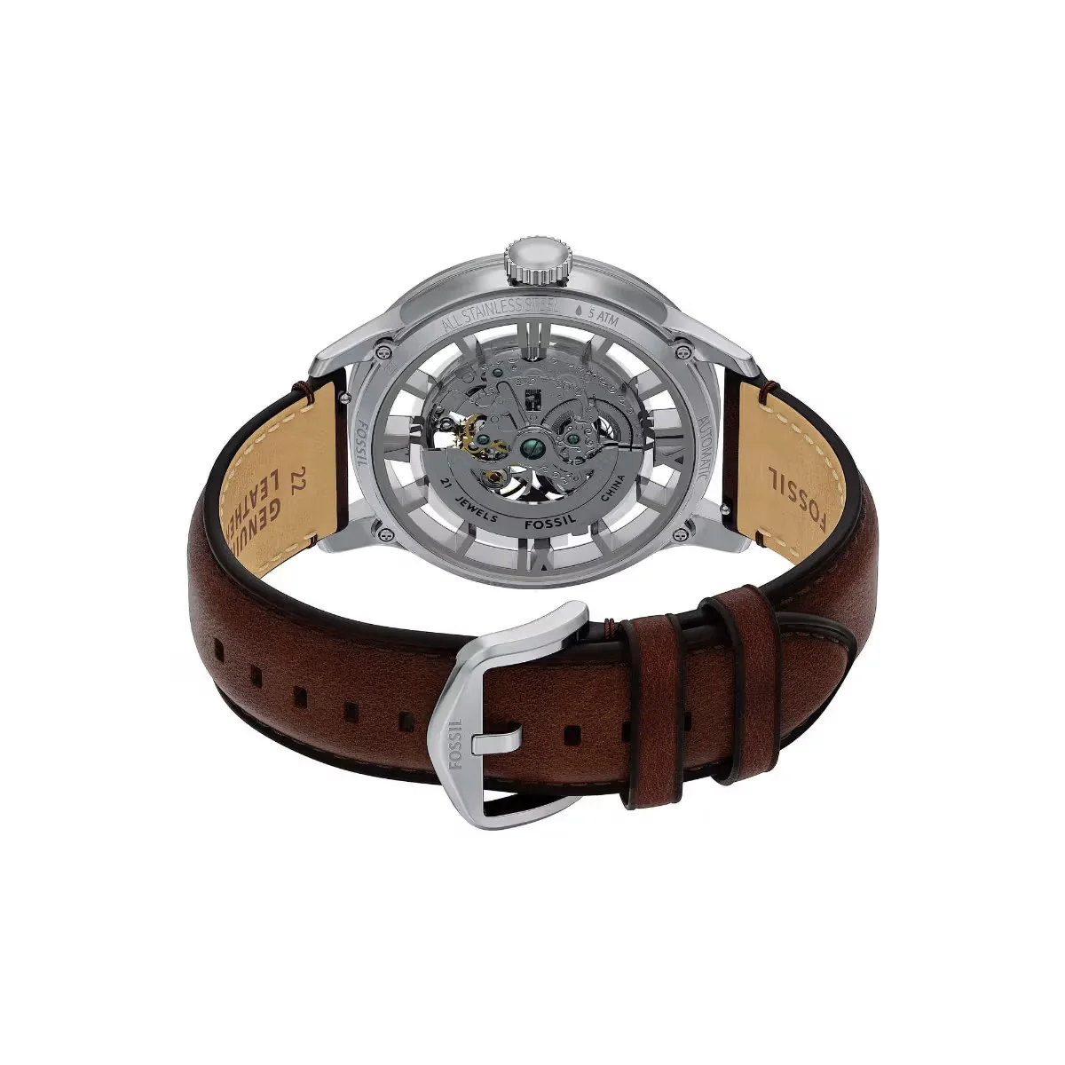 Fossil Townsman Automatic Silver Dial Analog Watch For Men ME3270 - Image 4