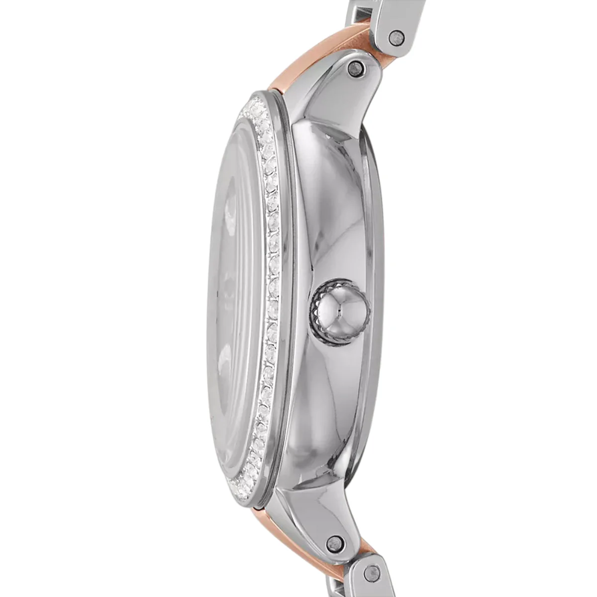 Fossil Virginia Rose Gold Dial Stainless Steel Women's Watch ES3405 - Image 4