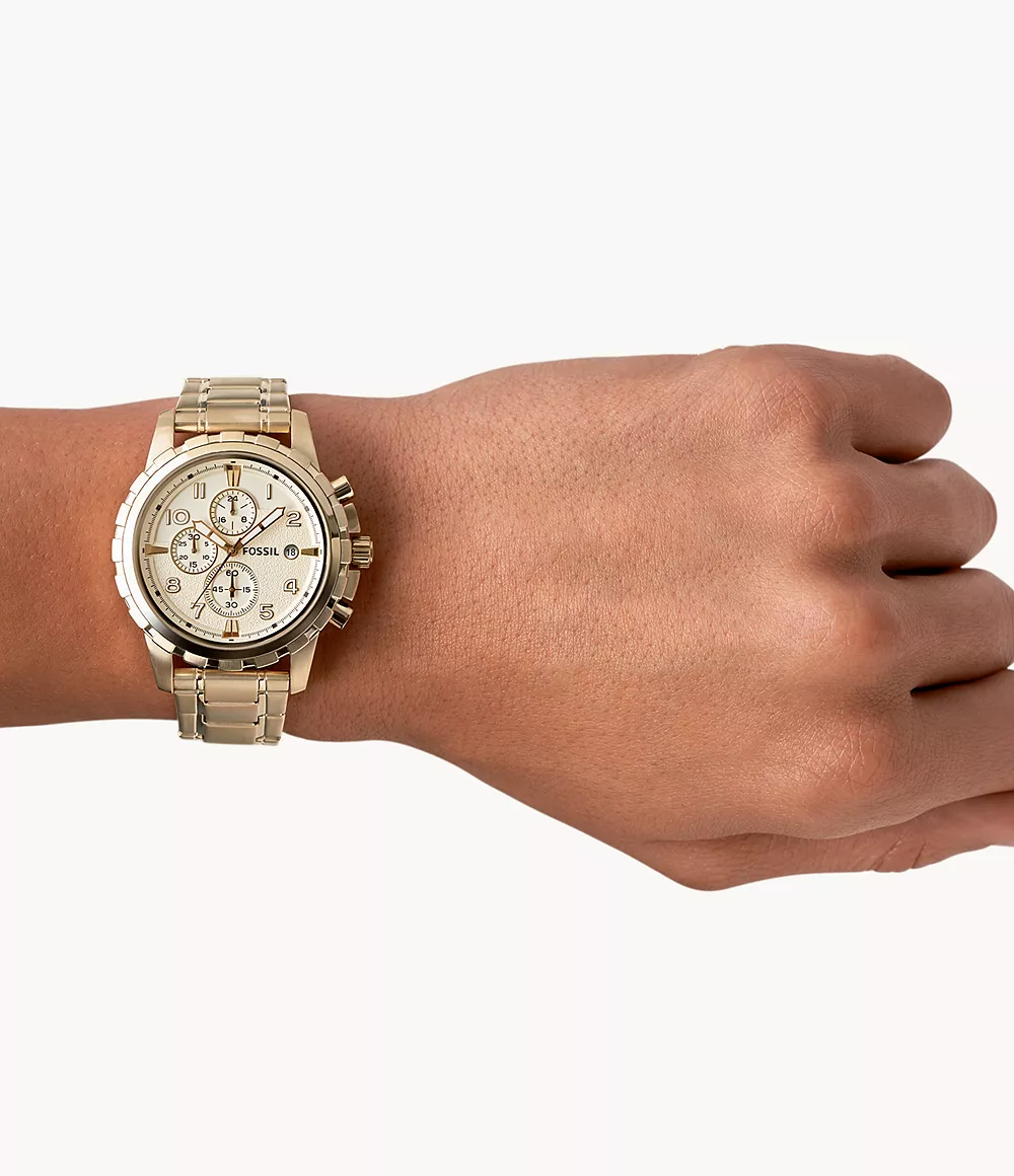 FS4867 Dean Men’s Gold-Tone Stainless Steel Chronograph Watch - Image 4