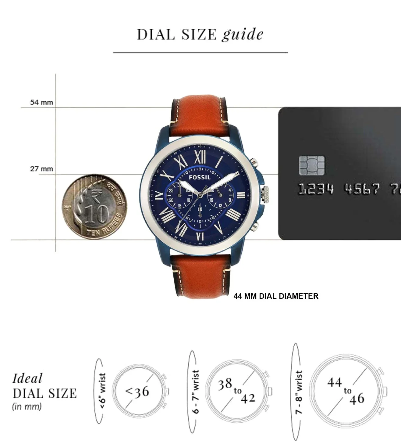 FS5151 | FOSSIL Grant Chronograph Watch for Men - Image 9