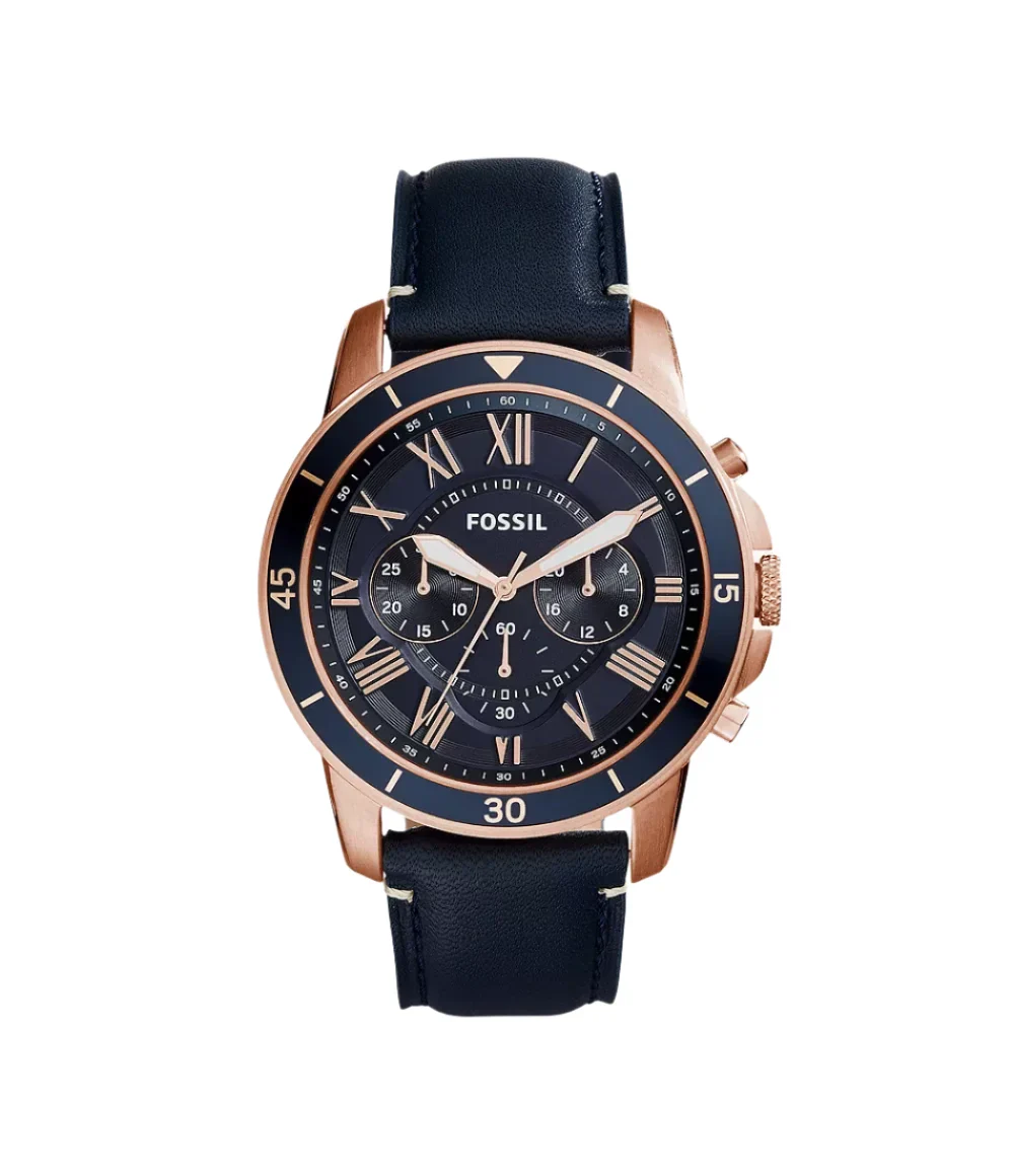 Fossil Grant Sport Chronograph Blue Dial Men's Watch - FS5237
