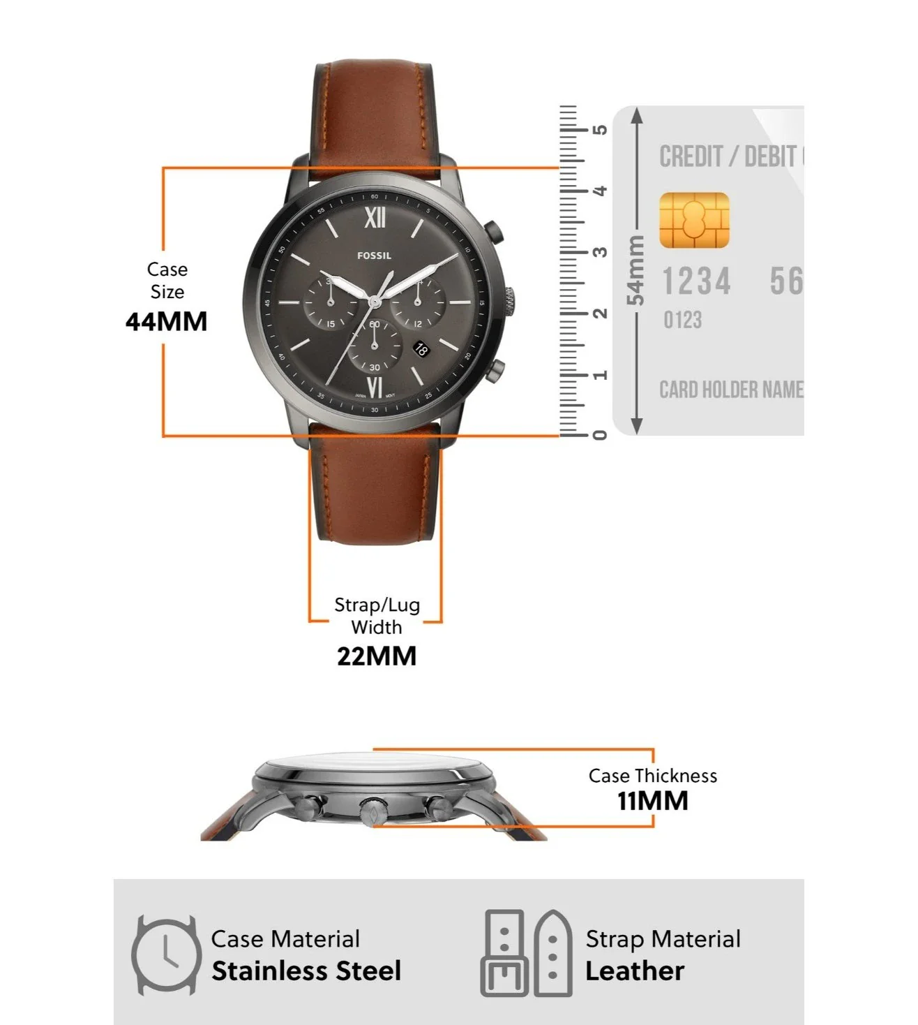 FS5512 | FOSSIL Neutra Chronograph Analog Watch for Men - Image 7