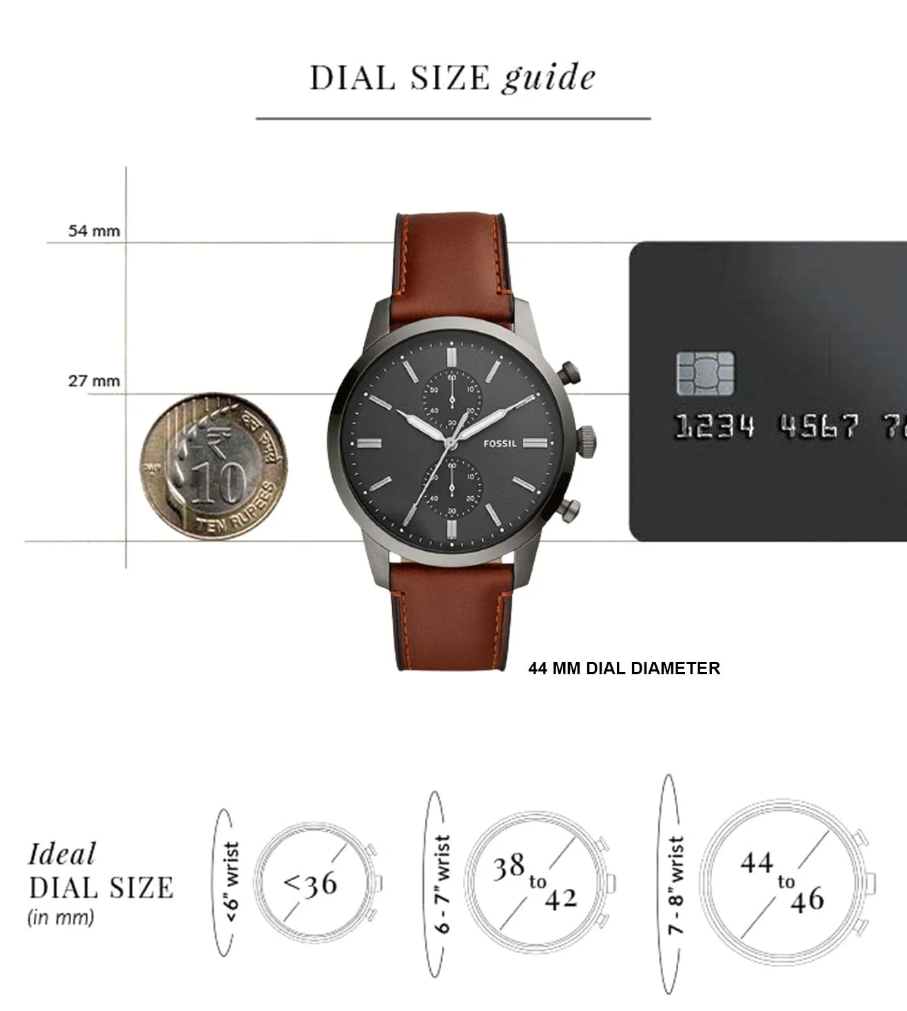 FS5522 | FOSSIL Townsman Chronograph Watch for Men - Image 4