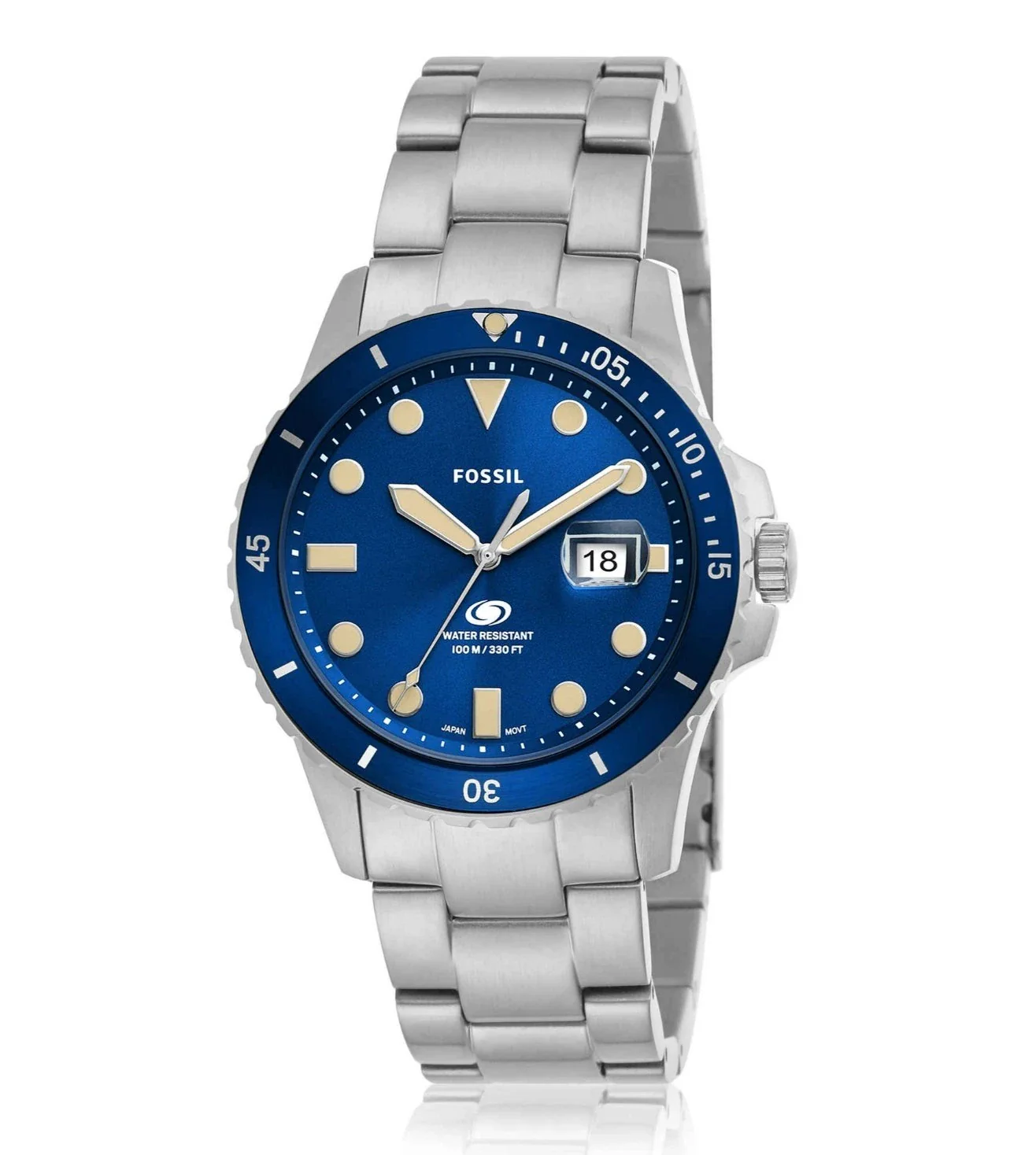 FS5949 | FOSSIL Blue Analog Watch for Men - Image 3