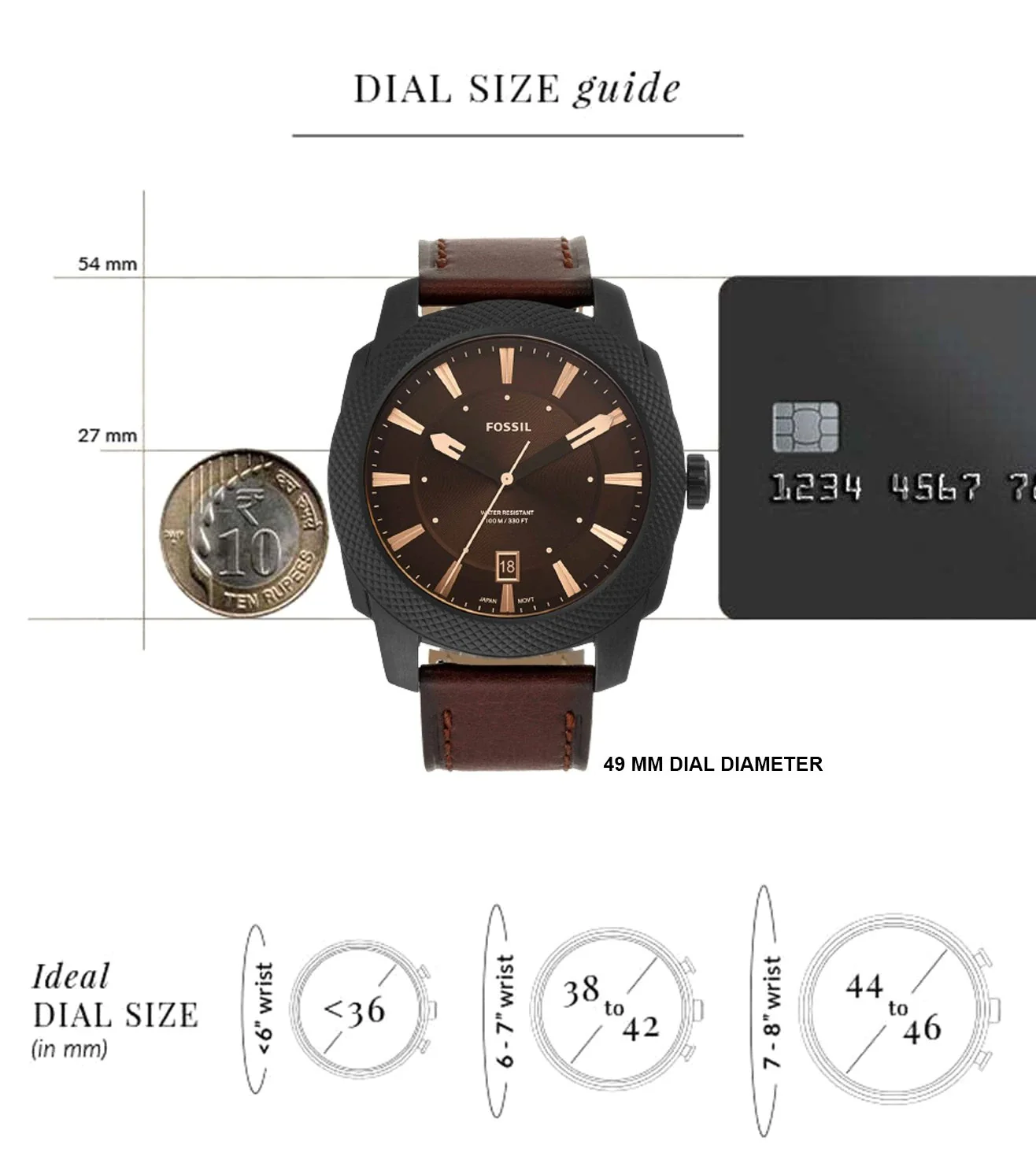 FS5972 | FOSSIL Machine Analog Watch for Men - Image 6