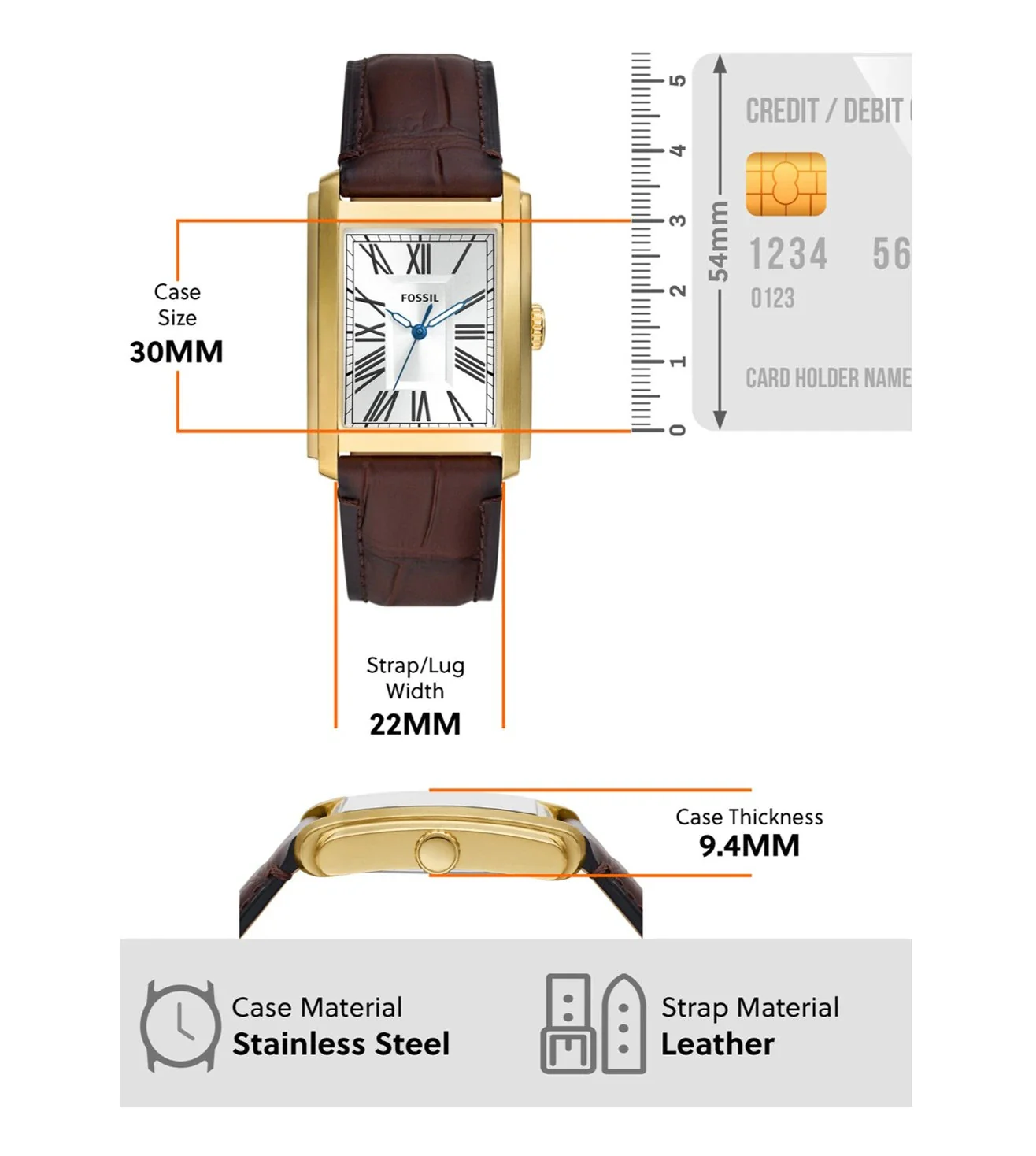 FS6011 | FOSSIL Carraway Analog Watch for Men - Image 8