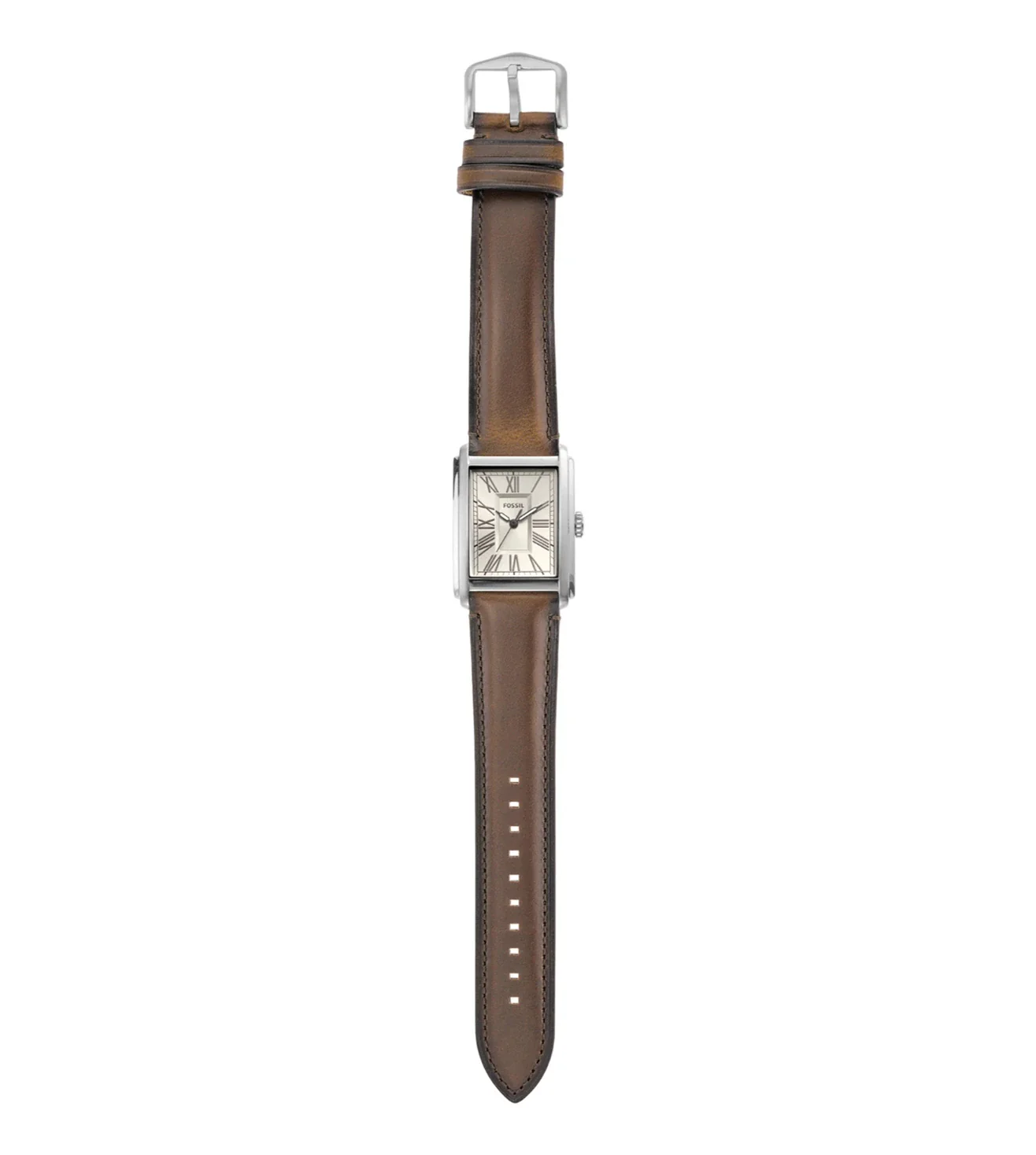 FS6012 FOSSIL | Carraway Three-Hand Brown Leather Watch (Men) - Image 5