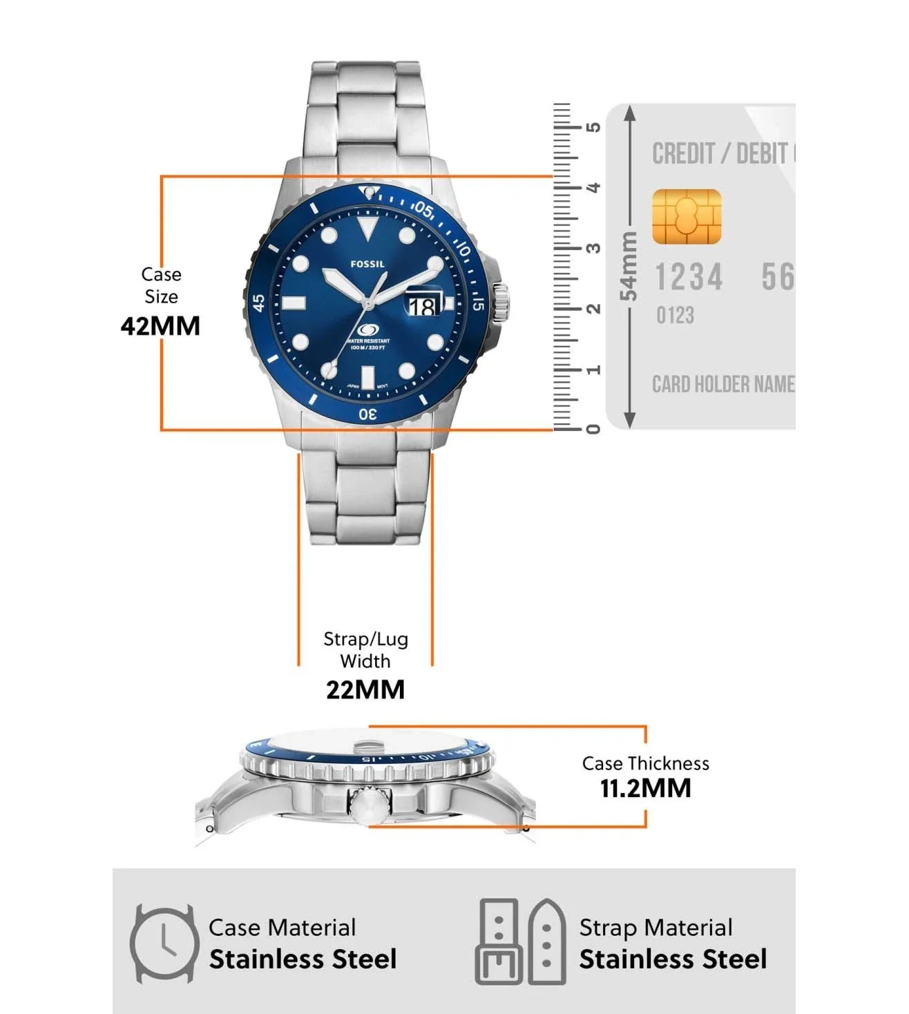 FS6029 | FOSSIL Analog Watch for Men - Image 7