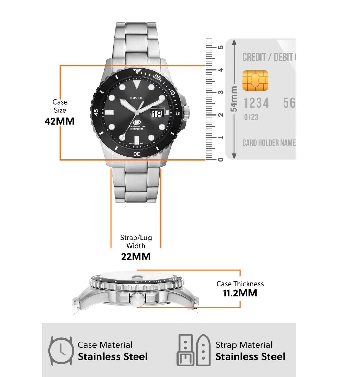 FS6032 | FOSSIL Analog Watch for Men - Image 7