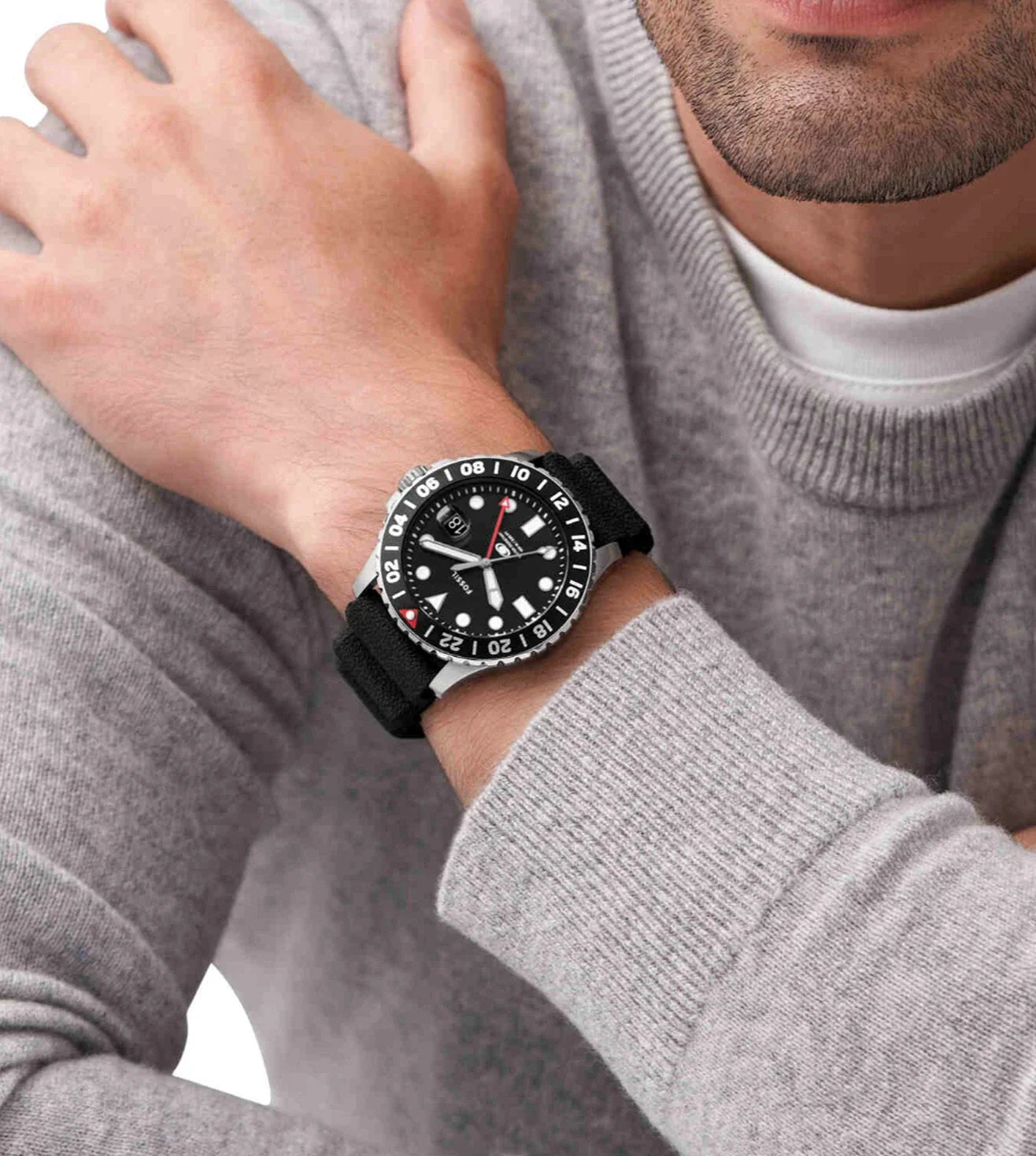 FS6036 | FOSSIL Blue Analog Watch for Men - Image 6