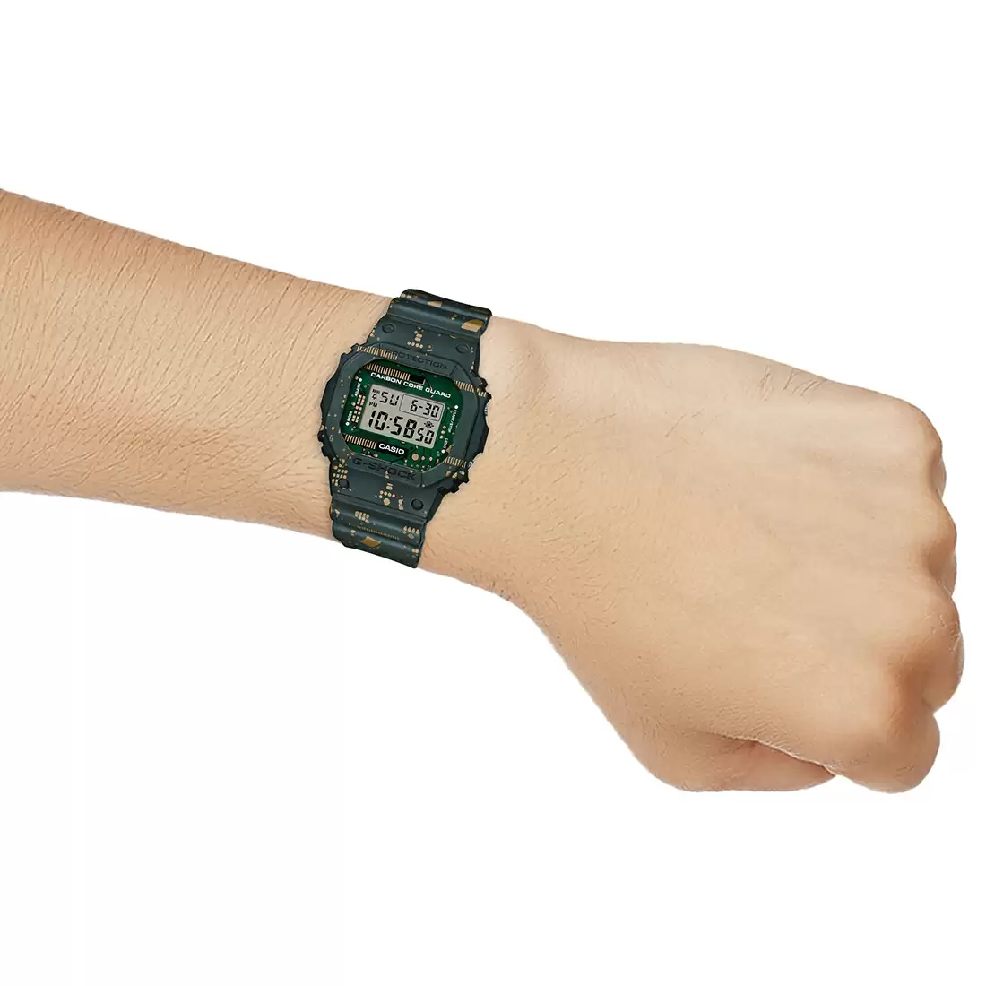CASIO G1064 G-SHOCK DWE-5600CC-3DR Green Watch (Men) - Image 6