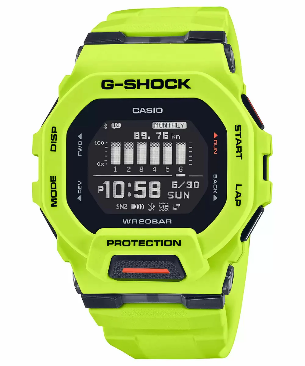 Casio G1148 G-SHOCK GBD-200-2DR Green G-Squad Connect Men’s Watch
