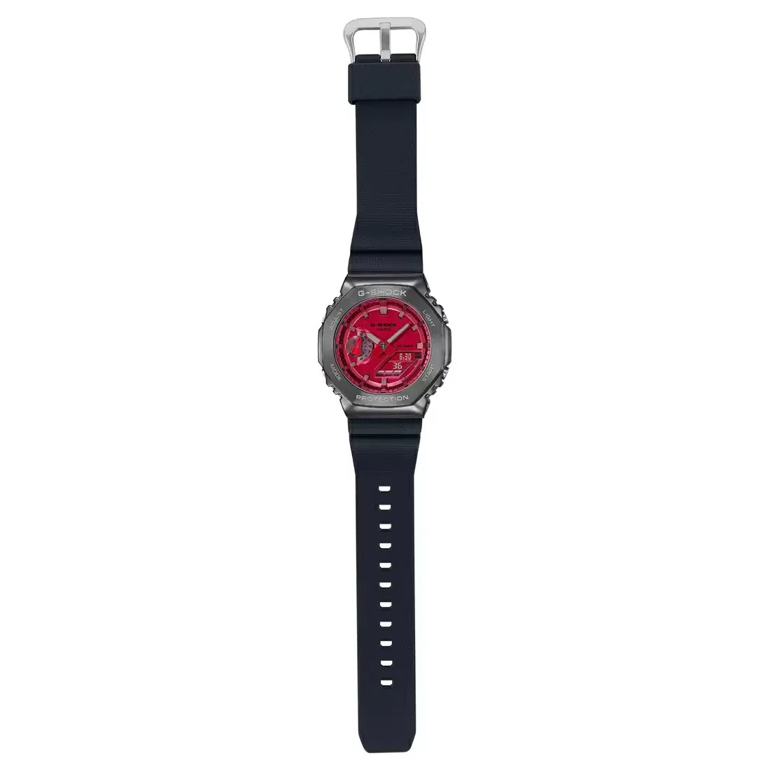 G1161 CASIO | G-SHOCK GM-2100B-4ADR Red Metal Covered Men’s Watch - Image 4