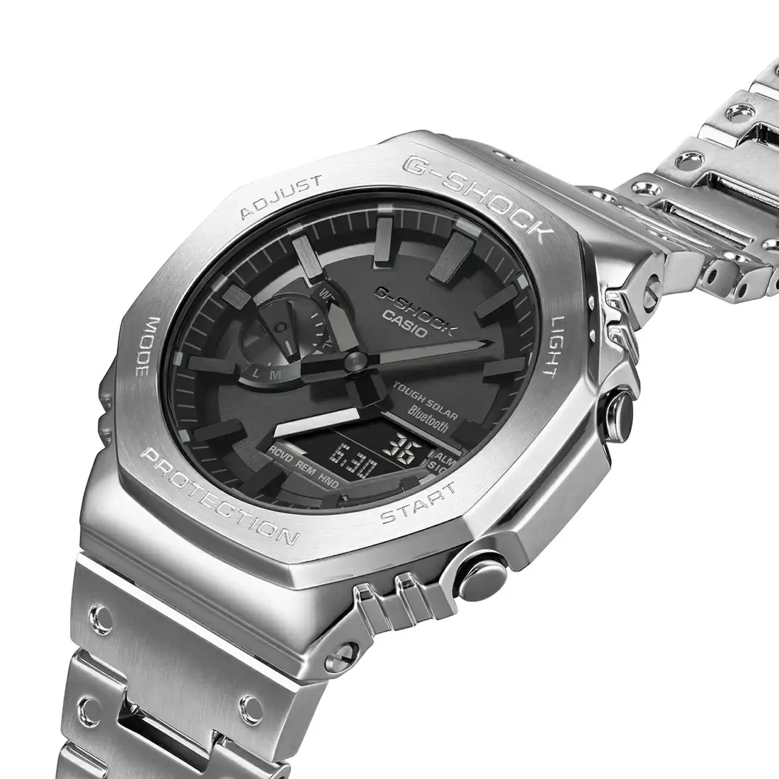 G1270 CASIO | G-SHOCK GM-B2100D-1ADR Silver IP Metal Men’s Watch - Image 2