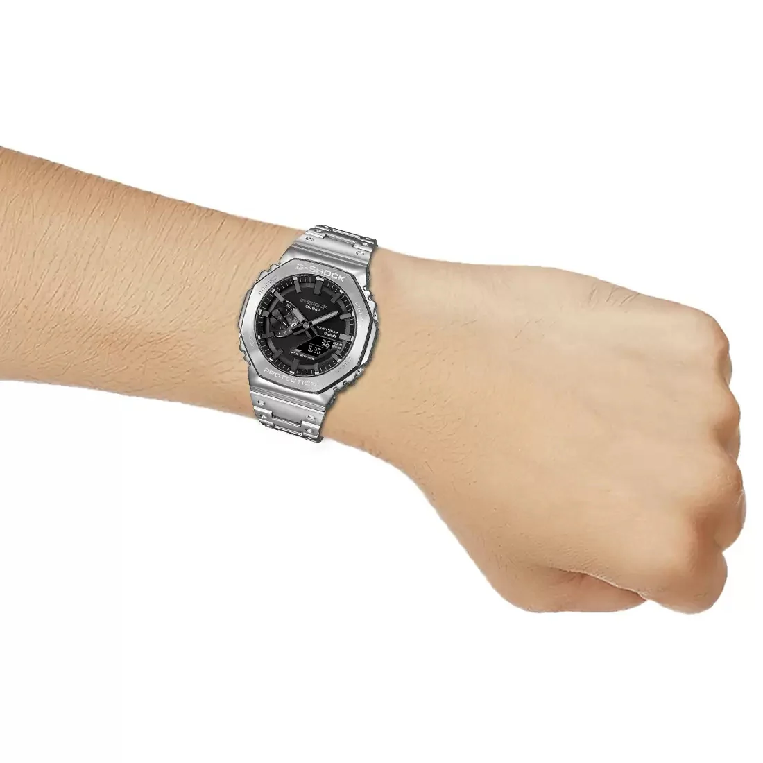 G1270 CASIO | G-SHOCK GM-B2100D-1ADR Silver IP Metal Men’s Watch - Image 5
