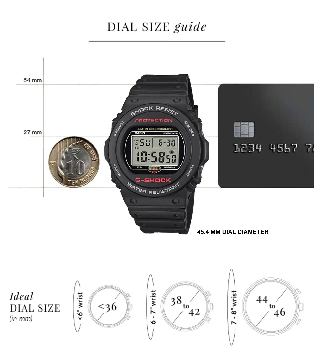 G1517 CASIO | G-Shock DW-5750UE-1DR Digital Watch (Men) - Image 8