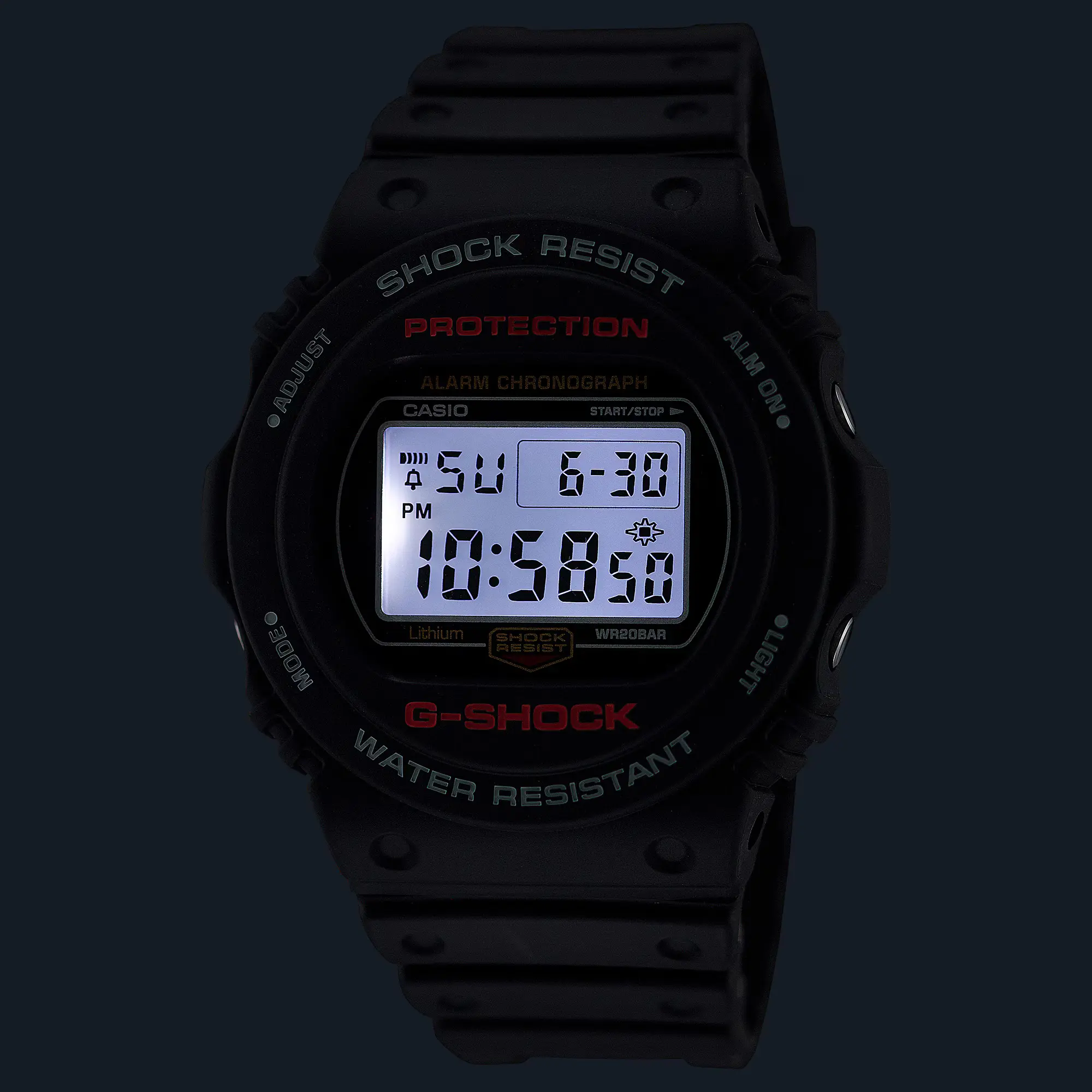 G1517 CASIO | G-Shock DW-5750UE-1DR Digital Watch (Men) - Image 9