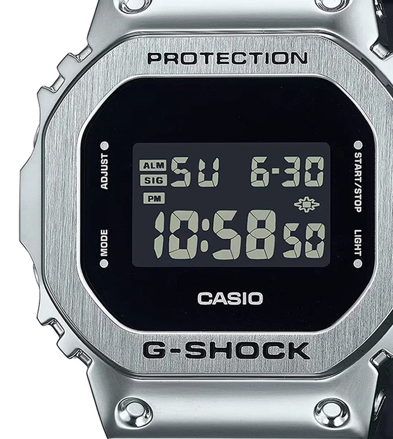 CASIO G1526 G-Shock GM-5600U-1DR Digital Dial Black Men's Watch - Image 2