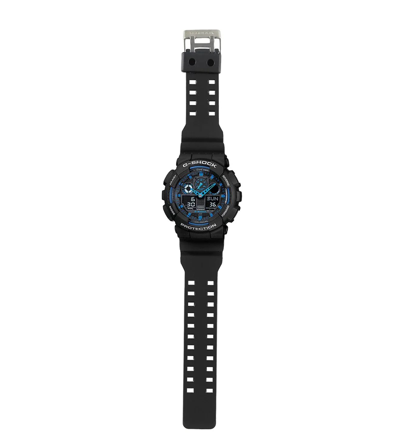G271 CASIO | G-Shock GA-100-1A2NDR Analog Digital Watch (Men) - Image 3