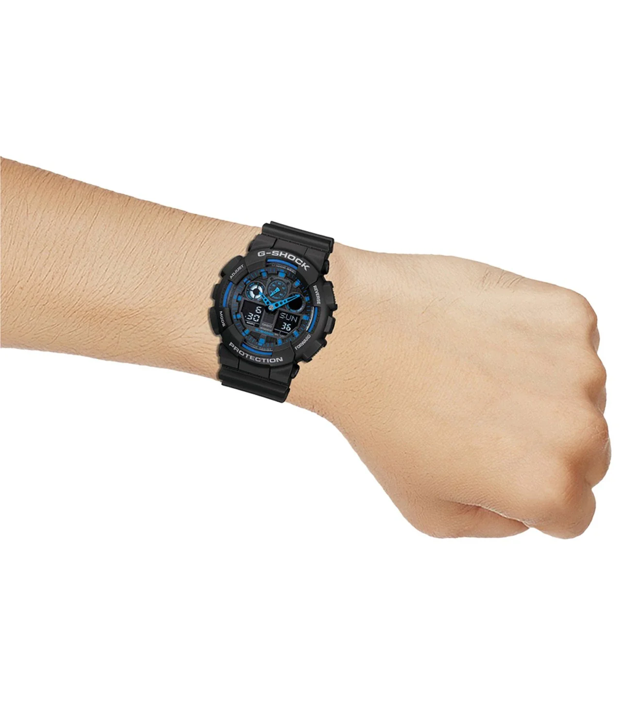 G271 CASIO | G-Shock GA-100-1A2NDR Analog Digital Watch (Men) - Image 6