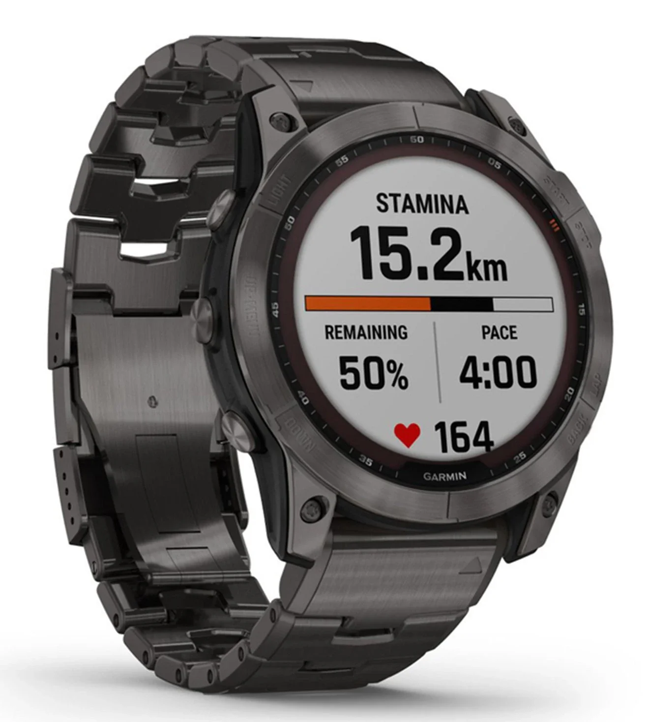 010-02541-49 GARMIN | Fenix 7X Sapphire Solar Smart Watch (Unisex) - Image 2