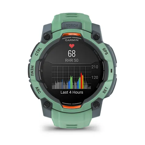 GARMIN Instinct 3, 45mm AMOLED Neo Tropic with Neo Tropic Band Smartwatch (Unisex) - Image 11