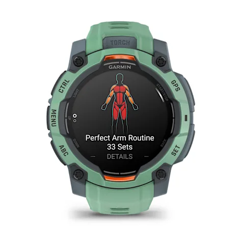 GARMIN Instinct 3, 45mm AMOLED Neo Tropic with Neo Tropic Band Smartwatch (Unisex) - Image 14