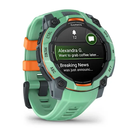 GARMIN Instinct 3, 45mm AMOLED Neo Tropic with Neo Tropic Band Smartwatch (Unisex) - Image 15
