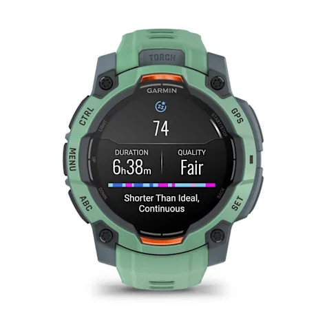 GARMIN Instinct 3, 45mm AMOLED Neo Tropic with Neo Tropic Band Smartwatch (Unisex) - Image 8