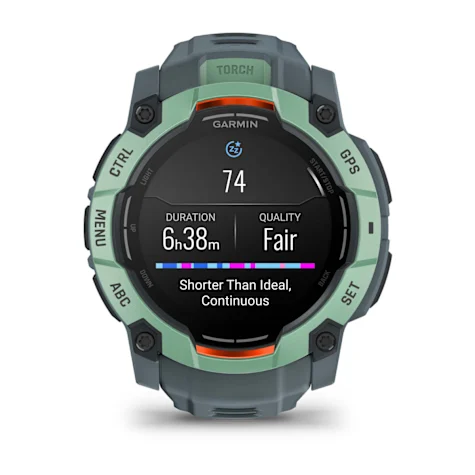 GARMIN Instinct 3, 50mm AMOLED Neo Tropic with Twilight Band Smartwatch (Unisex) - Image 9