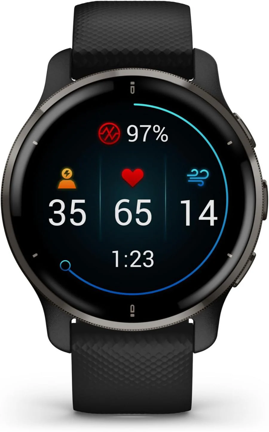 010-02496-51 GARMIN | VENU 2 PLUS Amoled With Slate (Unisex) - Image 3