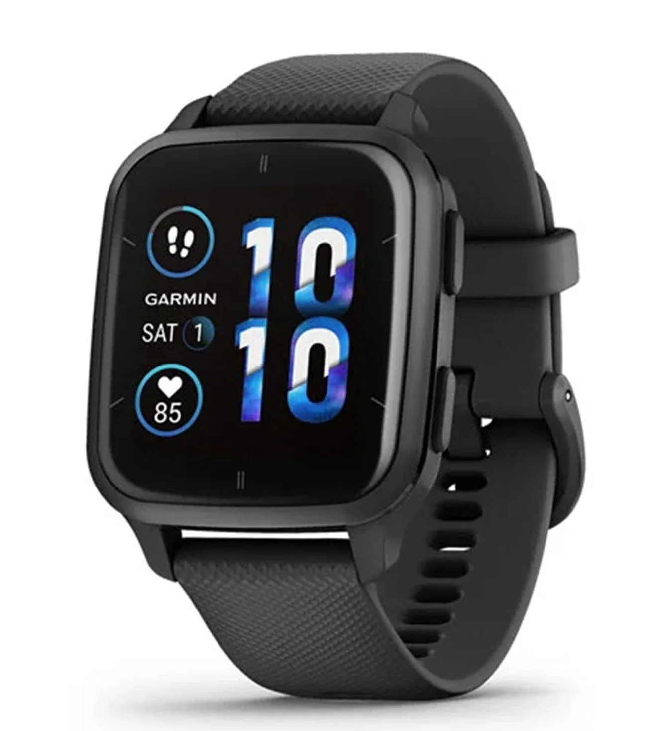 010-02700-80 GARMIN Venu Sq 2 Music Slate Automatic Watch (Unisex)