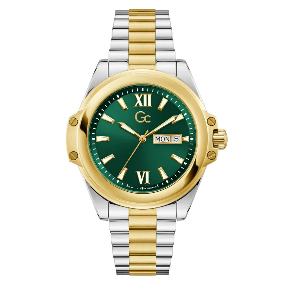 GC Bolt Green Dial Analog Stainless Steel Men's Watch Z60002G9