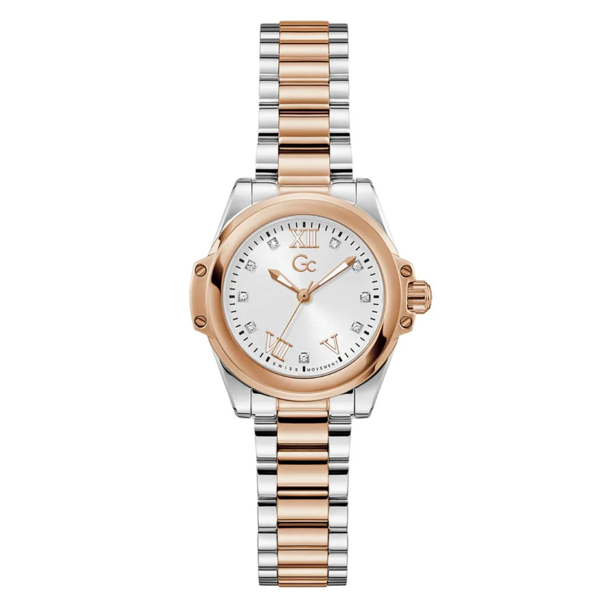 GC Bolt Lady Quartz White Dial Analog Women's Watch Z58001L1