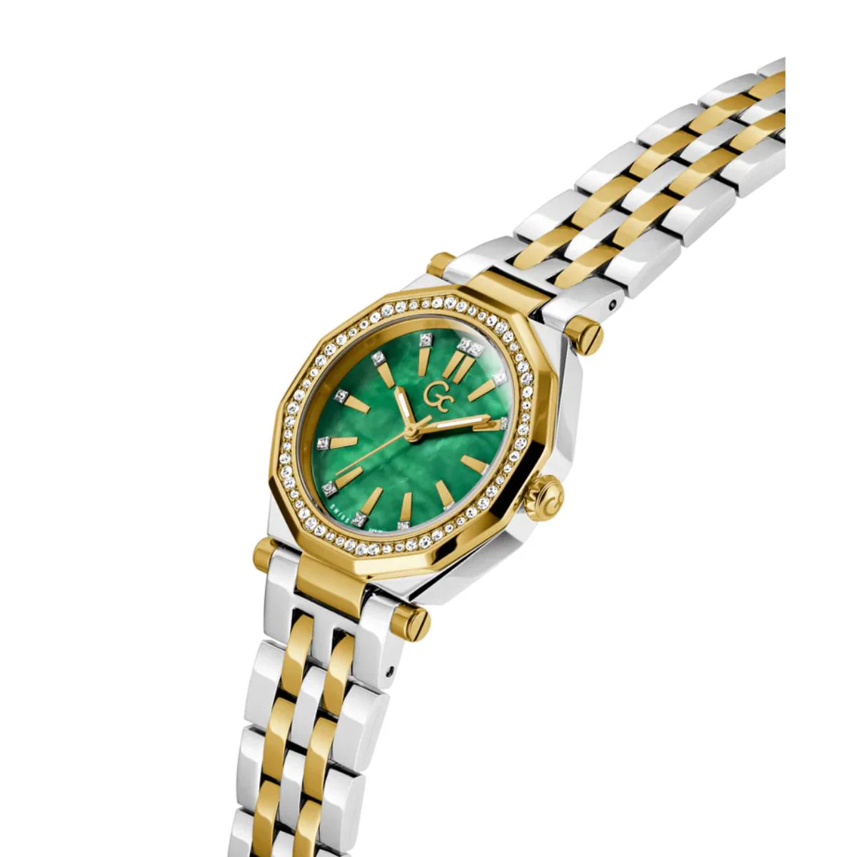 GC Gleam Quartz Green Dial Analog Watch For Women Z55003L9 - Image 2