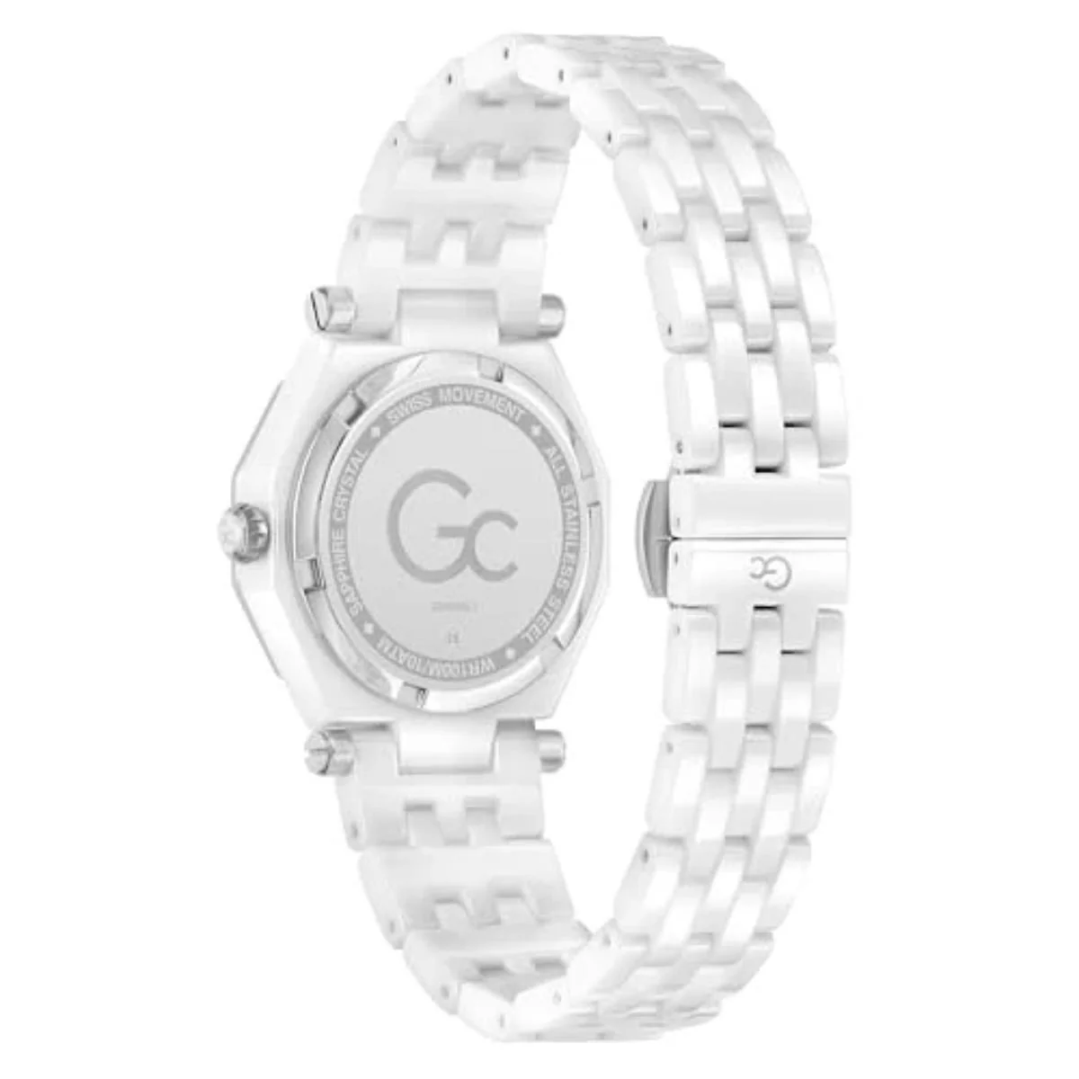 GC Gleam Quartz White Dial Ceramic Women's Watch Z59003L1 - Image 3