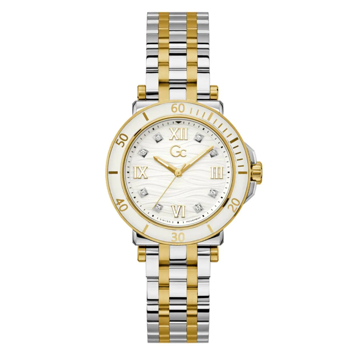 GC One Sport Quartz White Dial Analog Women's Watch Z45002L1MF