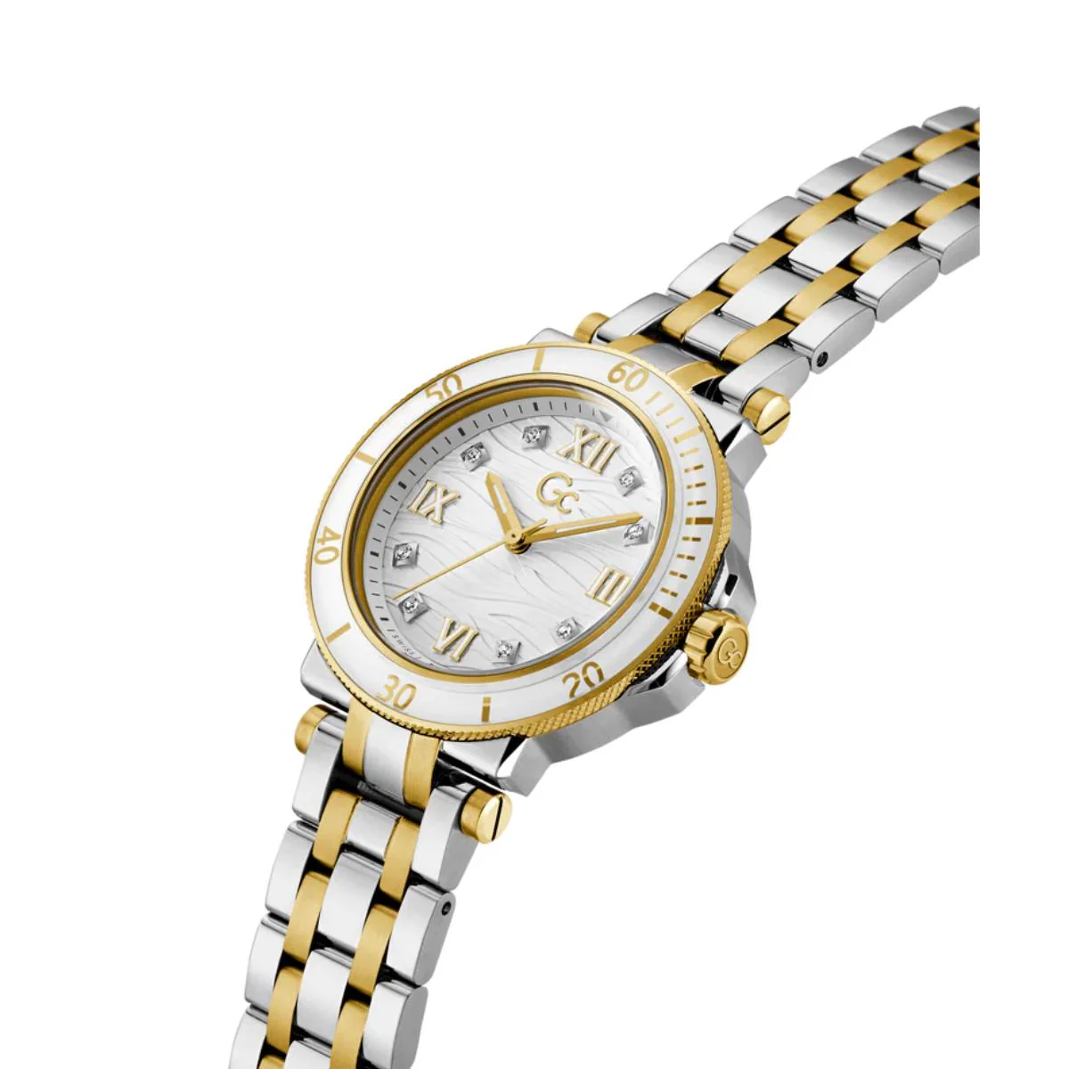 GC One Sport Quartz White Dial Analog Women's Watch Z45002L1MF - Image 2
