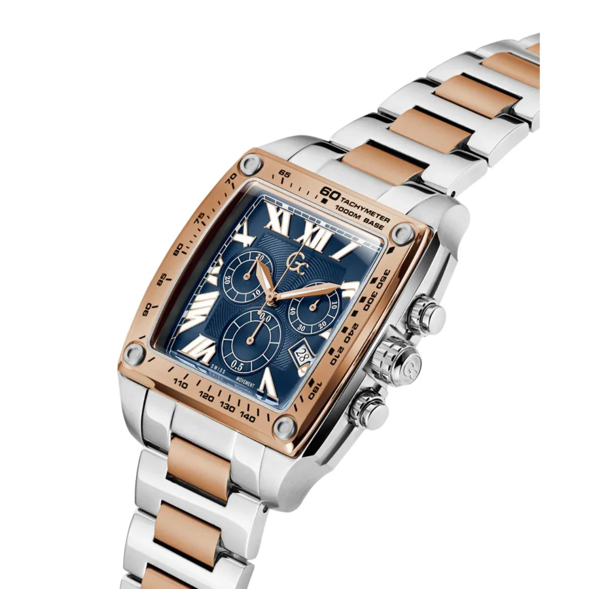 GC RetroFit Quartz Blue Dial Chronograph Women's Watch Z56004G7 - Image 2