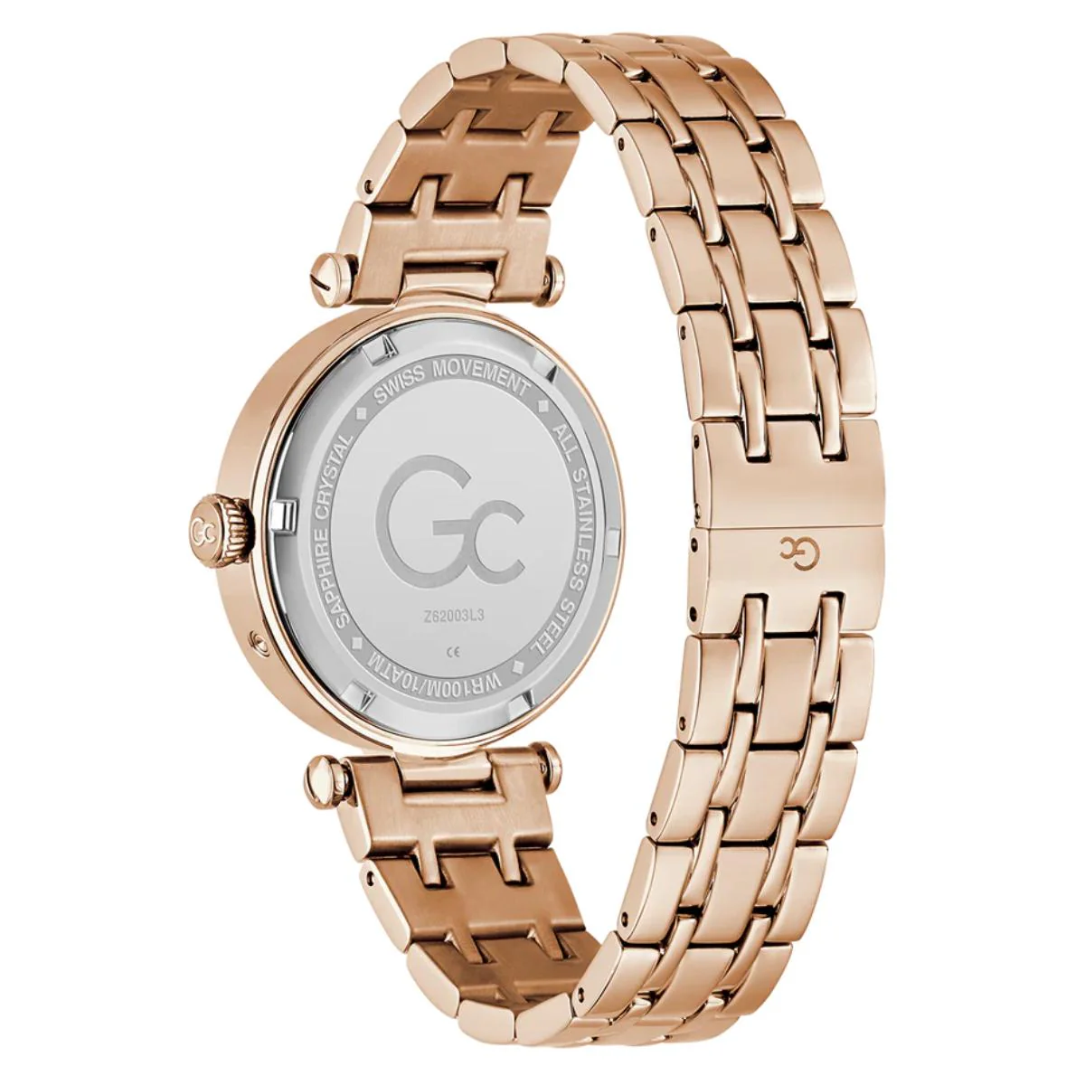 GC Sportchic Rose Gold Dial Multi-Function Women's Watch Z62003L3 - Image 3